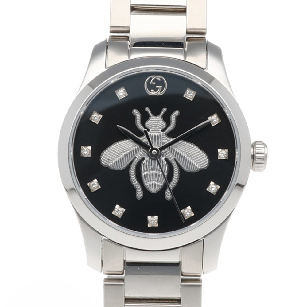 Gucci G-Timeless Watch, Stainless Steel, YA1265024, Quartz, Polished, Women's...